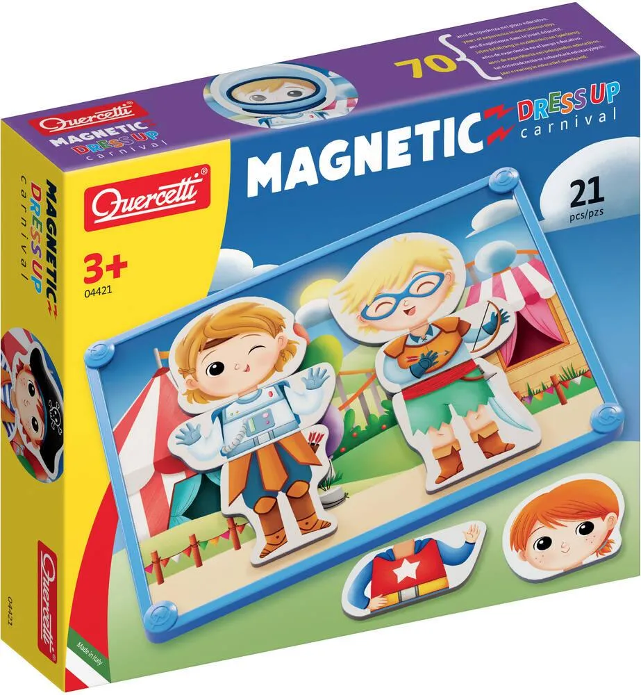 MAGNETIC DRESS UP - PUZZLE 21 PIECES - CARNAVAL
