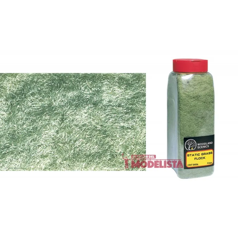 Bateau de gazon électrostatique « Light Green ». WOODLAND SCENICS FL634