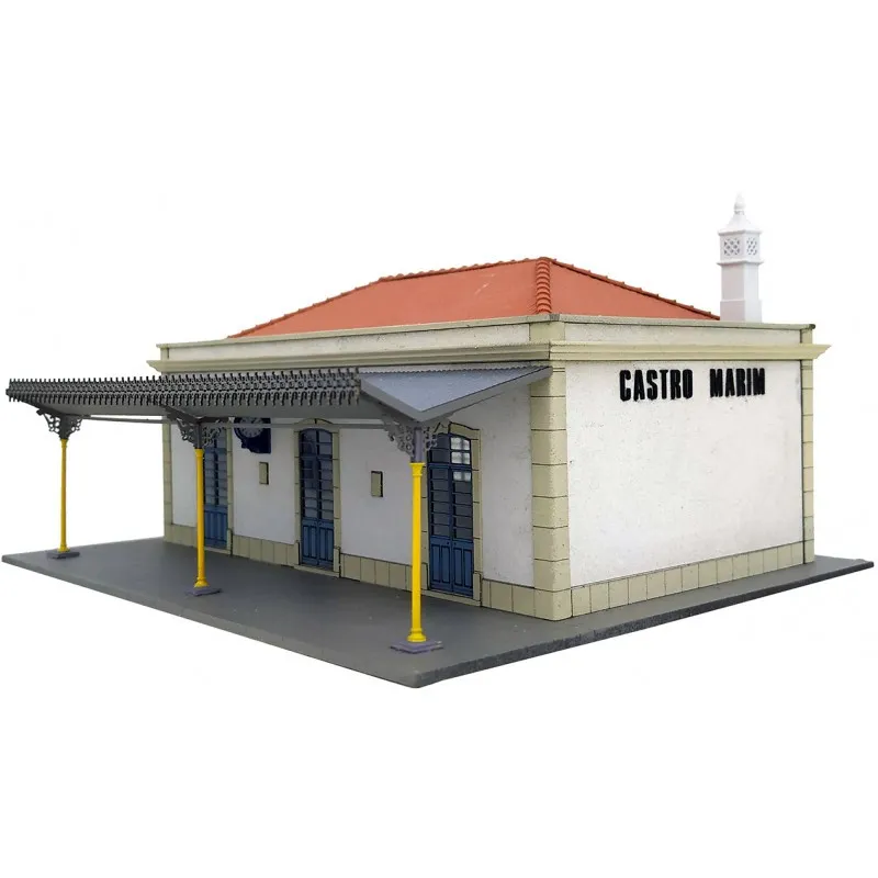 Gare du Sud. Bâtiment principal. MODELISMO ARTESANAL MA_EF_10_EP