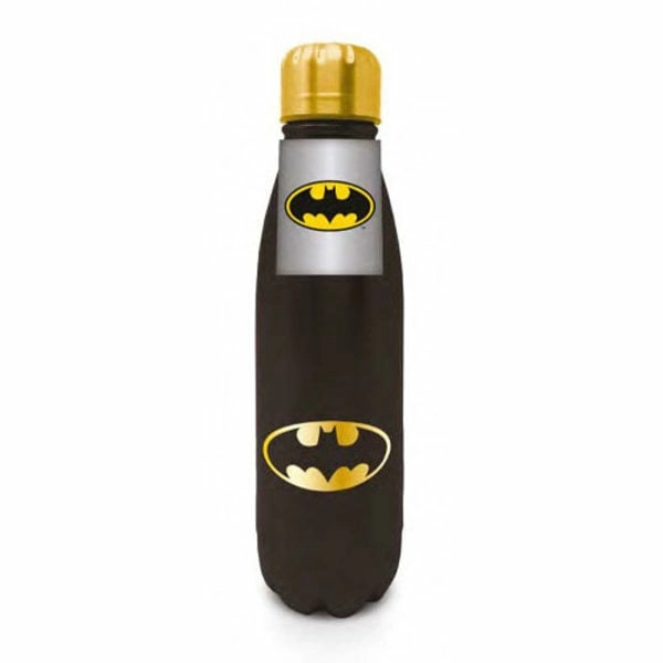 Batman - petite bouteille en métal noire et dorée 540ml