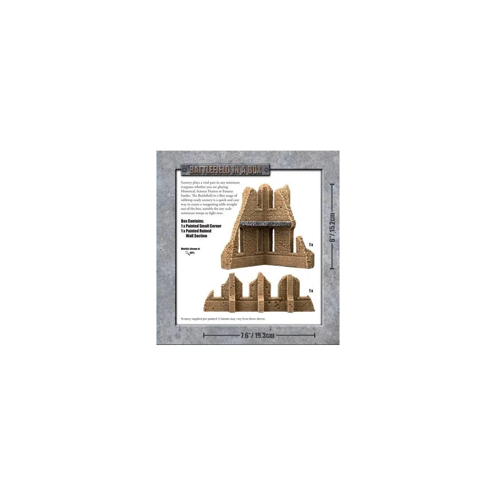Battlefield in a Box: Sandstone - Small Corner
