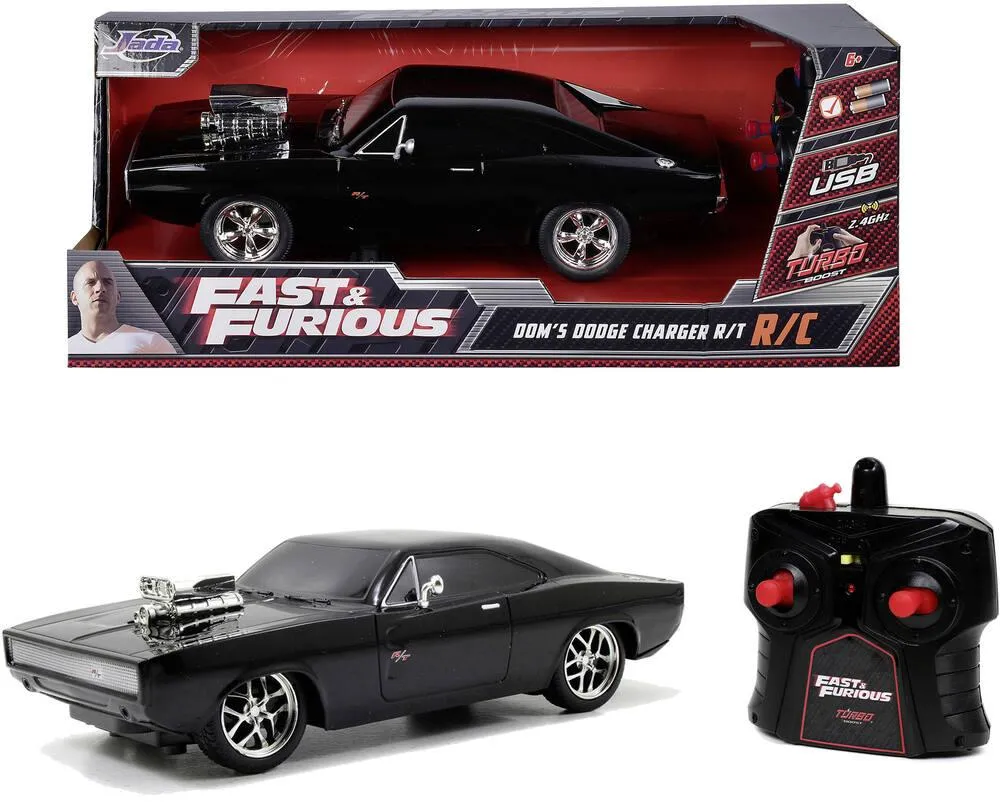FAST & FURIOUS - VEHICULE RADIO COMMANDEE 1/16 DODGE CHARGER