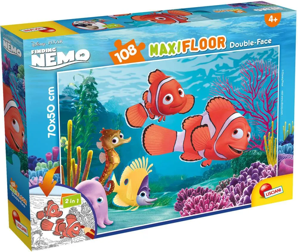 DISNEY NEMO PUZZLE 108 PIECES 2 EN 1