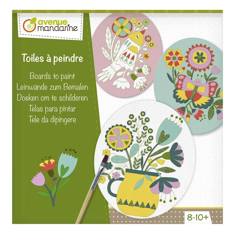 COFFRET CRÉATIF, TOILES À PEINDRE