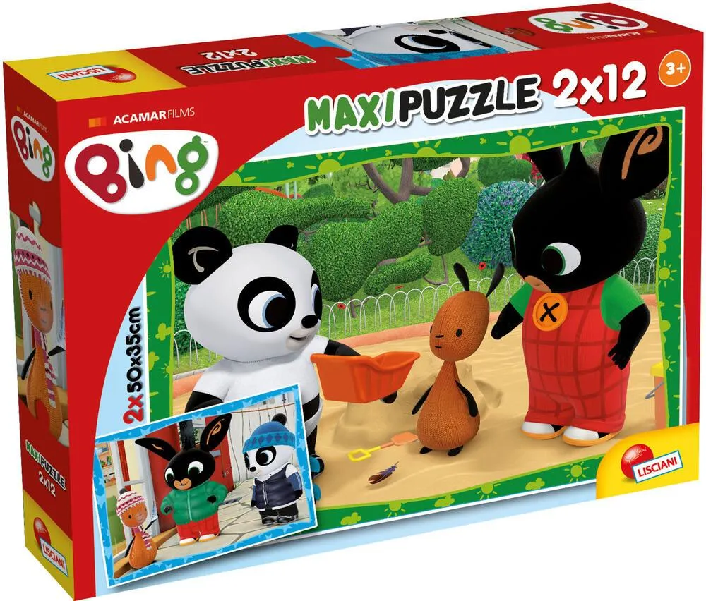 BING PUZZLE 2 X 12 PIECES - BING ET SES AMIS