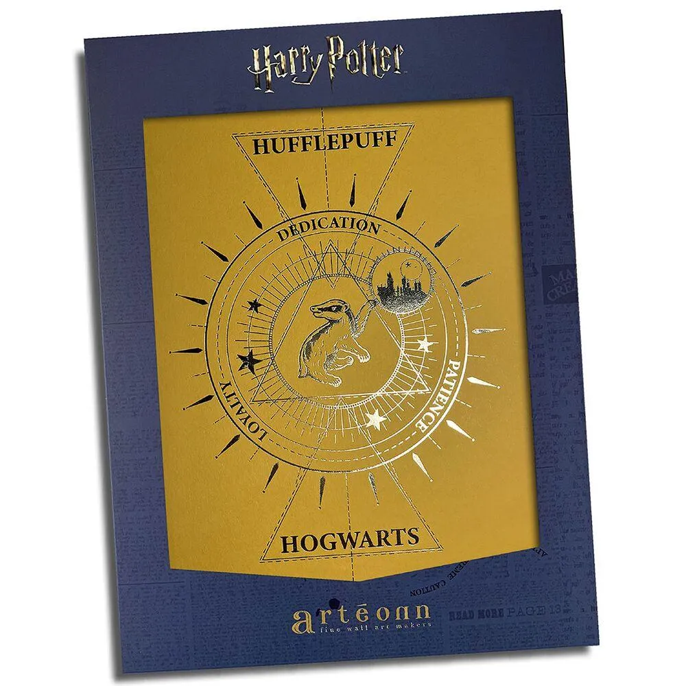 HARRY POTTER -POSTER RIGIDE POUFSOUFFLE