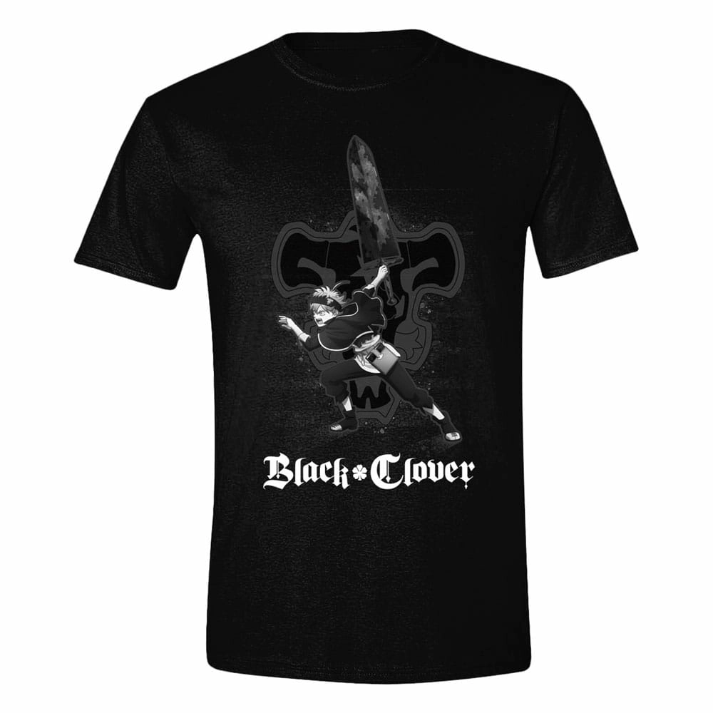 Black clover t-shirt mono clover (m)