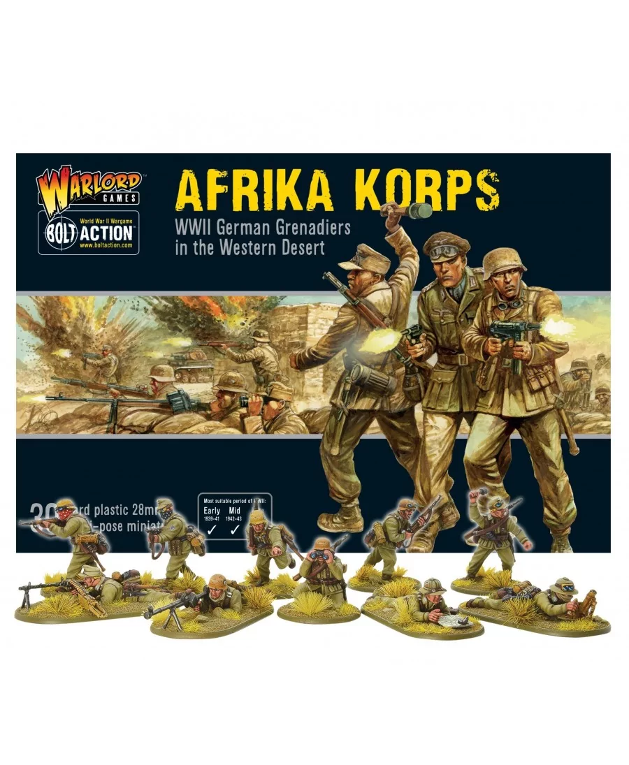 Bolt Action : Afrika Korps Infantry - German Box Set