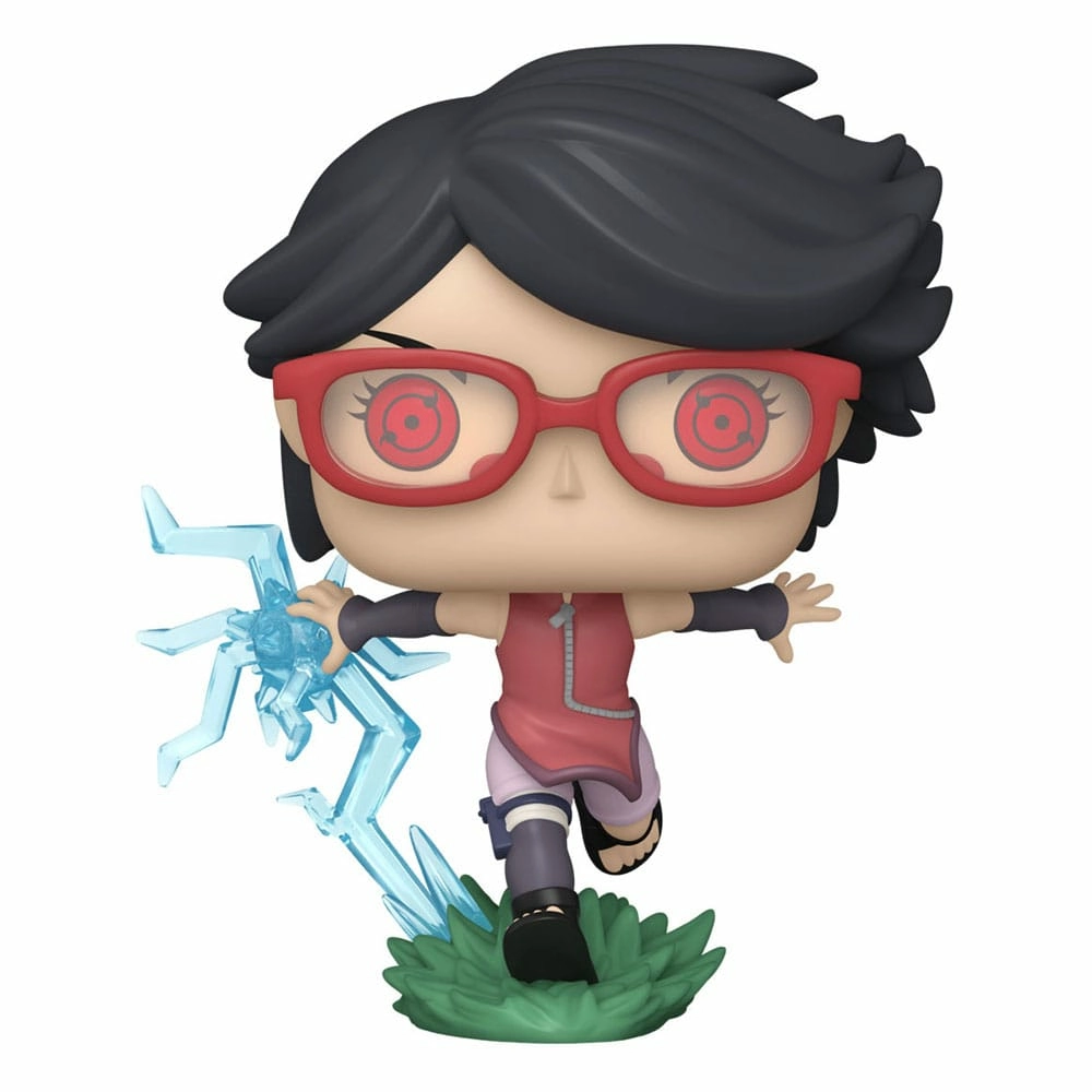 Boruto - naruto next generations pop! television vinyl figurine sarada w/sharingan 9 cm