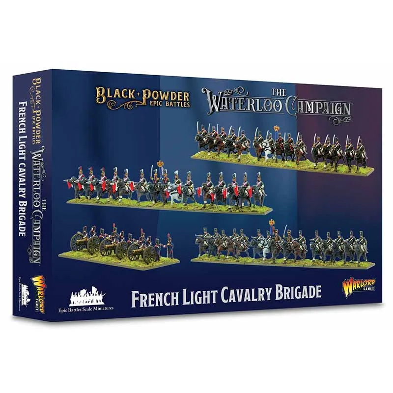 Brigade de cavalerie légère française. Black Powder batailles épiques : Waterloo. WARLORD GAMES 312002002