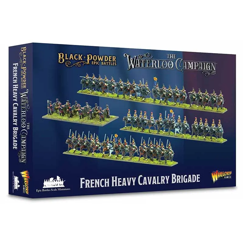 Brigade de cavalerie lourde française. Black Powder batailles épiques : Waterloo. WARLORD GAMES 312002003