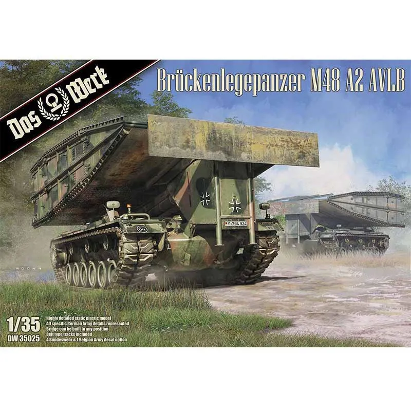 Bruckenlegepanzer M48 A2 AVLB. DAS WERK DW35025