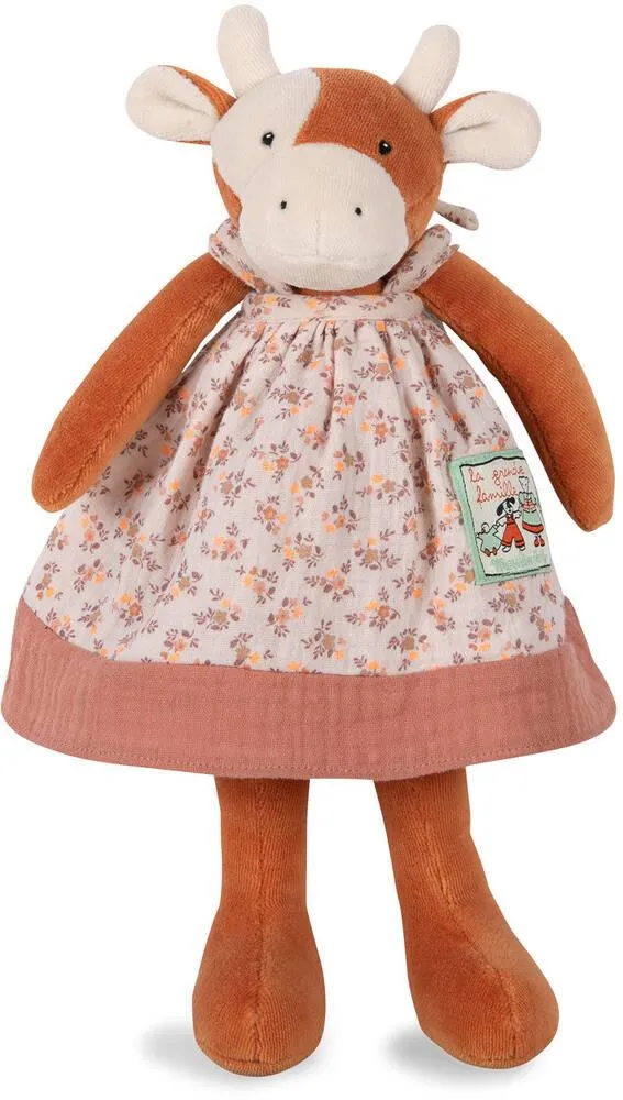 LES PETITS FRERES  - PELUCHE CHARLOTTE LA VACHE LA GRANDE FAMILLE