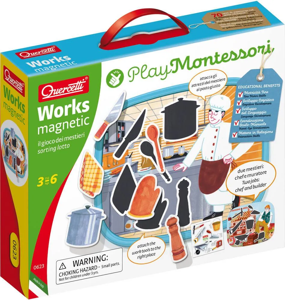 PLAY MONTESSORI - PUZZLE MAGNETIQUE ARTISANAT