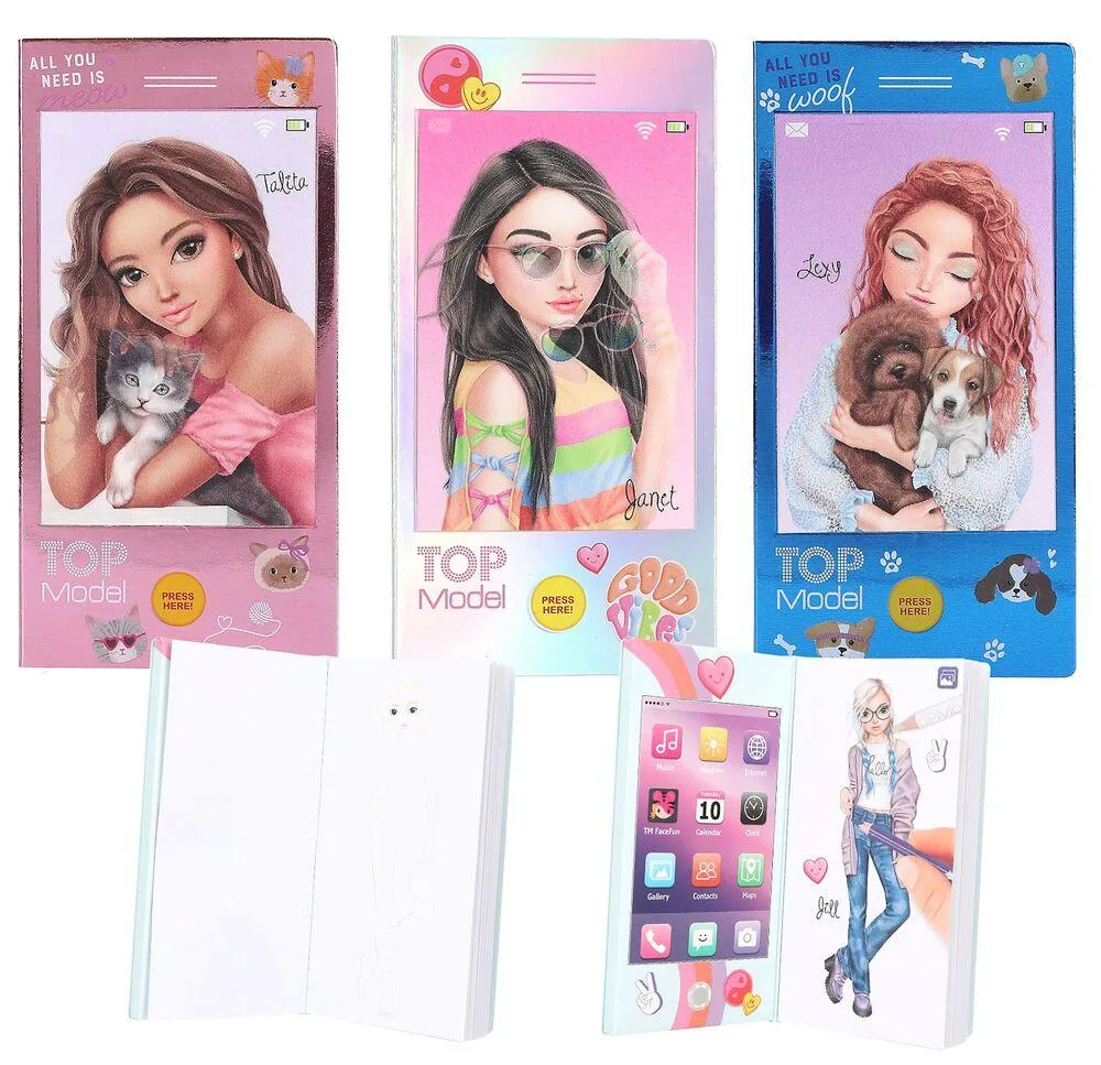 TOPMODEL MINI ALBUM A COLORIER SONORE