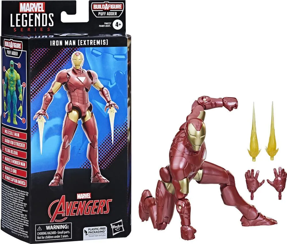 MARVEL - AVENGERS - FIGURINE - IRON MAN - MARVEL LEGENDS EXTREMIS 15CM