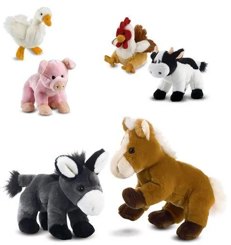 DISPLAY FARM TRIBE LES PETITES PELUCHES - H21 CM