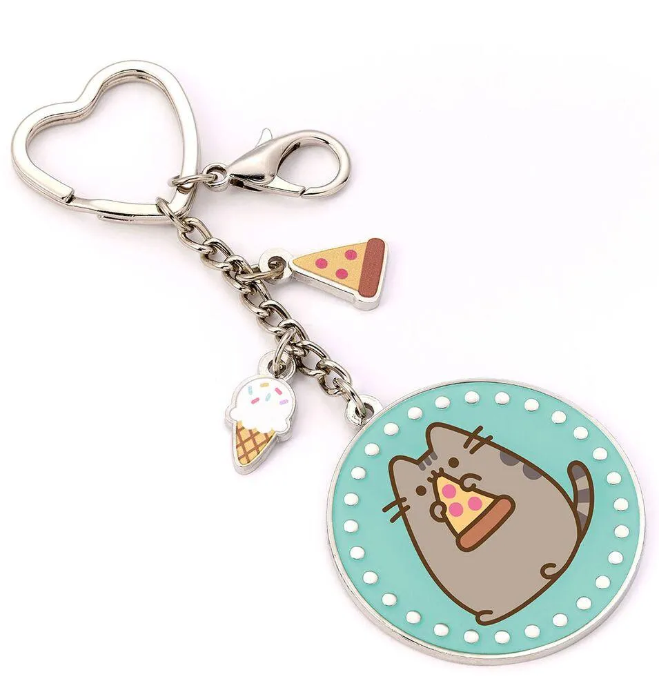 PORTE-CLES PUSHEEN LE CHAT ET PIZZA - PUSHEEN
