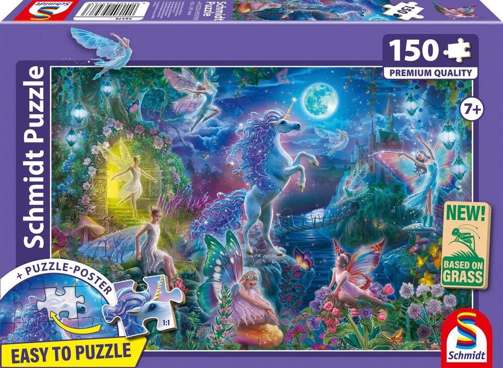 PUZZLE 150 PIECES LE CONTE DE FEES DE LA LICORNE