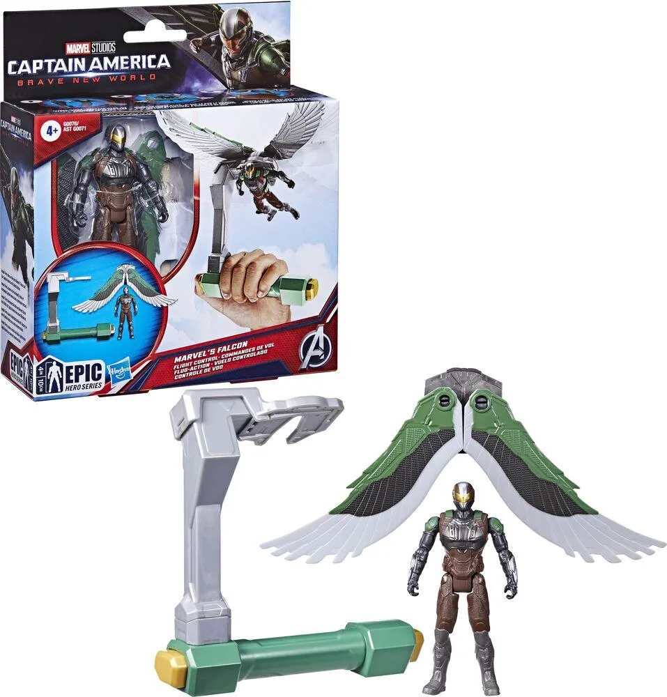 MARVEL CAPTAIN AMERICA: BRAVE NEW WORLD - FIGURINE COMMANDES DE VOL