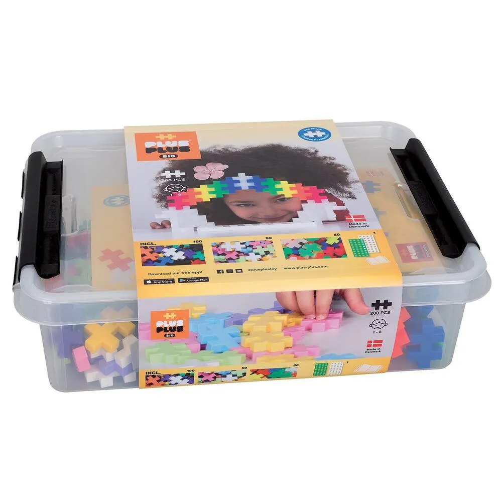 PLUS PLUS BIG COFFRE DECOUVERTE - 200 PIECES