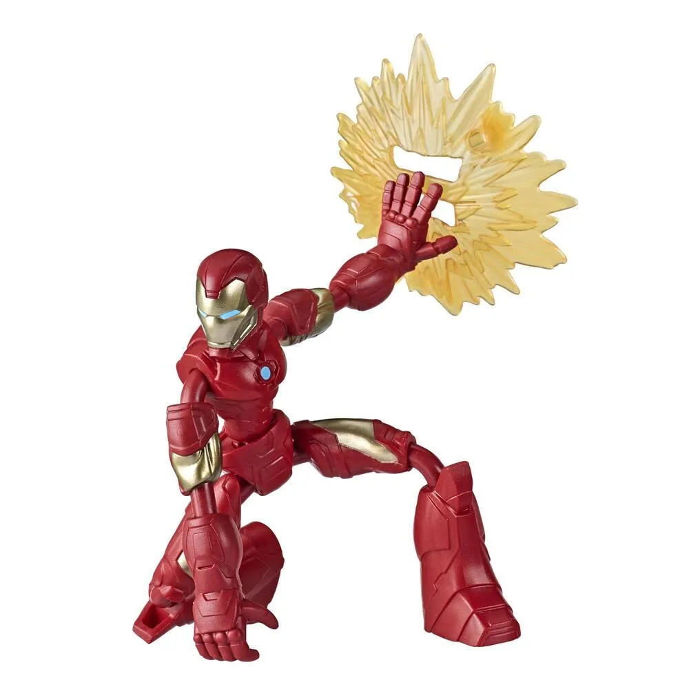 MARVEL - AVENGERS - FIGURINE - IRON MAN - BEND AND FLEX 15CM