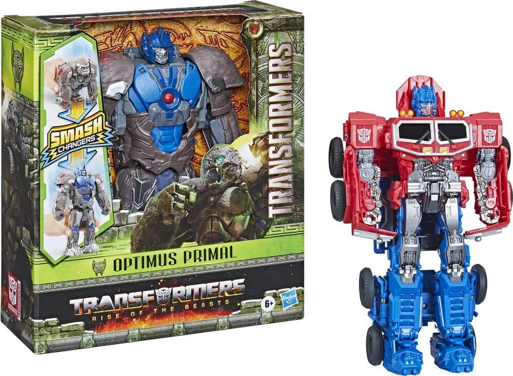 TRANSFORMERS FIGURINE RISE OF THE BEASTS SMASH CHANGERS