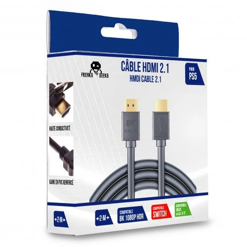 Câble hdmi ethernet 2.1 (2m) 8k