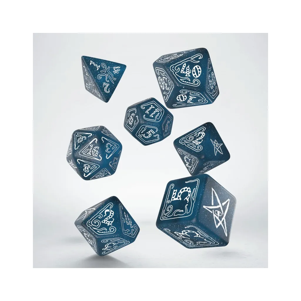 Call of Cthulhu Abyssal & white Dice Set