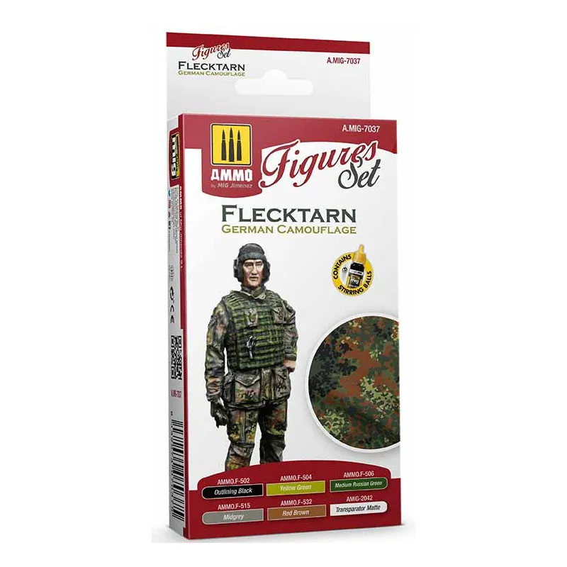 Camouflage allemand Flecktarn. AMMO MIG JIMENEZ 7037