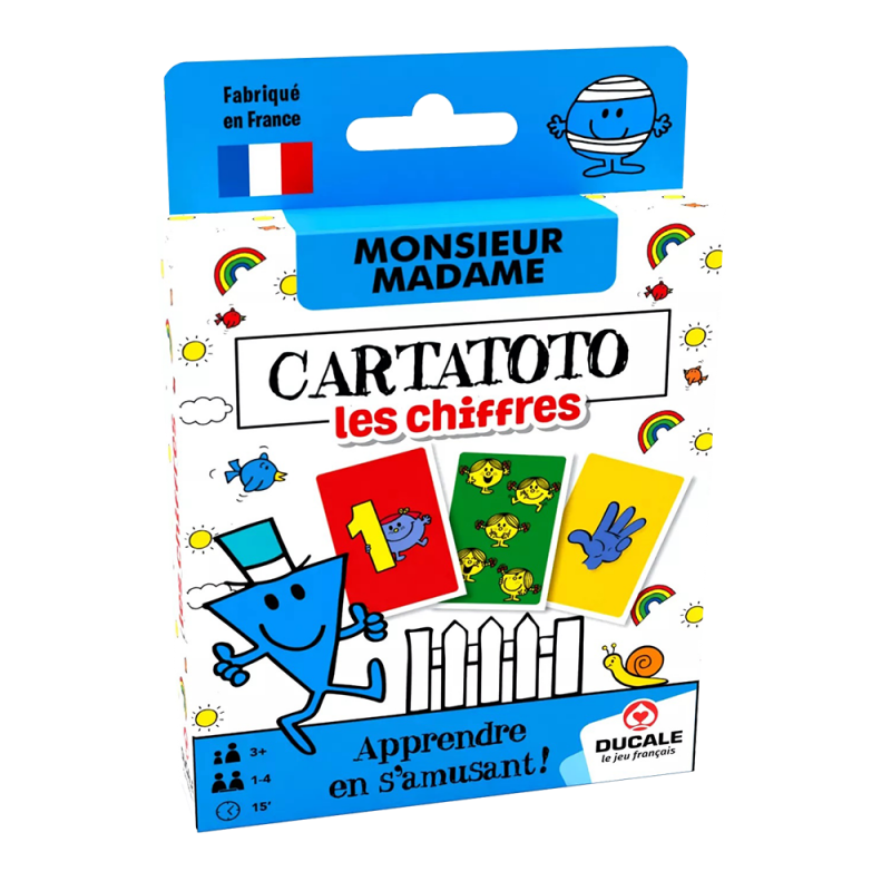 Cartatoto Monsieur Madame - Les Chiffres - Jeu pour enfants