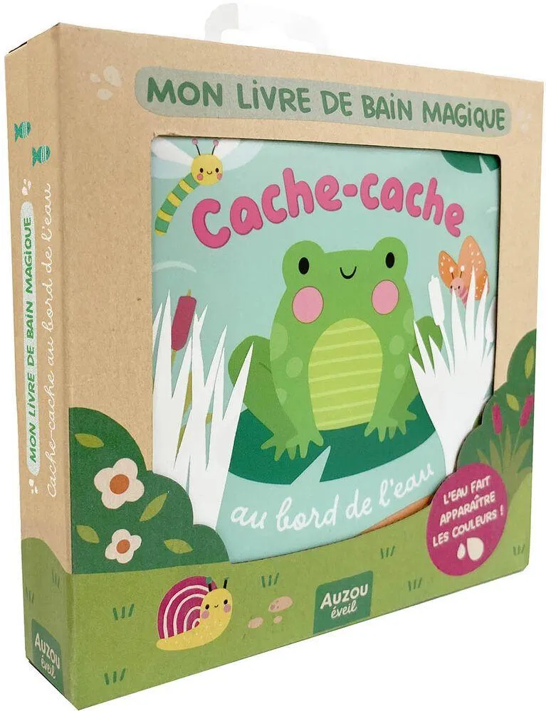 CACHE-CACHE AU BORD DE L'EAU - MON LIVRE DE BAIN MAGIQUE