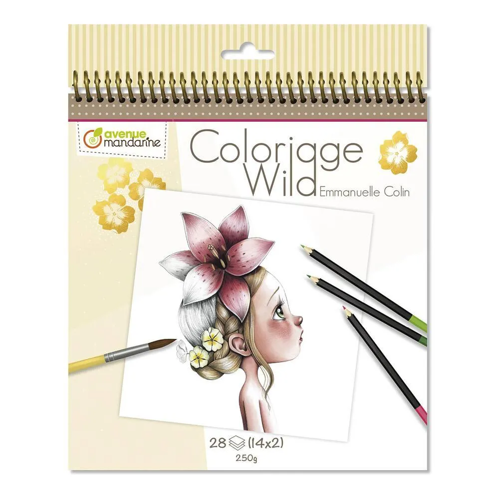 CARNET DE COLORIAGE WILD 1