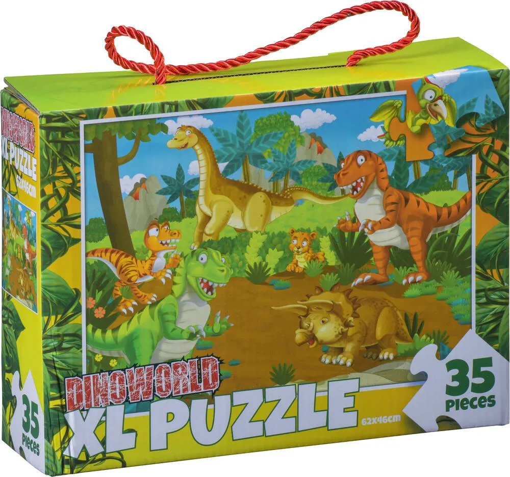 XL PUZZLE DE SOL 35 PIECES - DINOSAURES