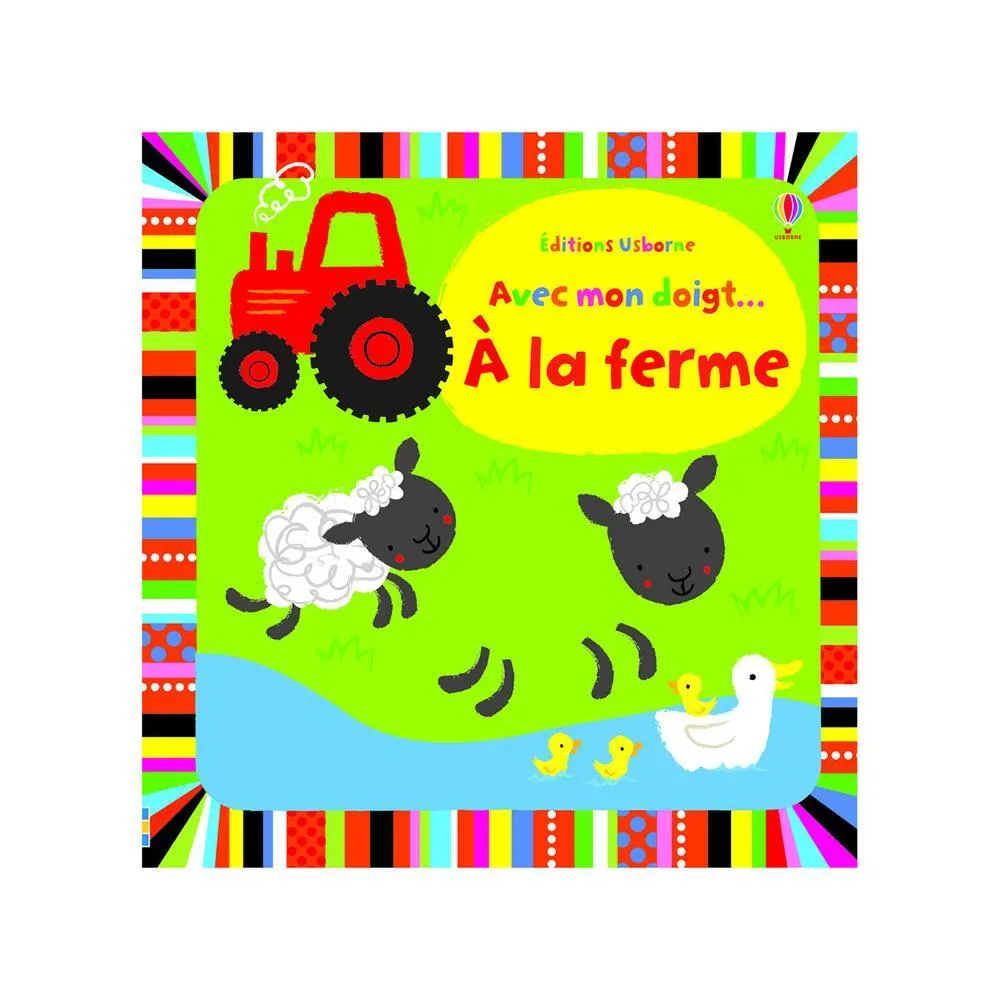 LIVRE AVEC MON DOIGT A LA FERME