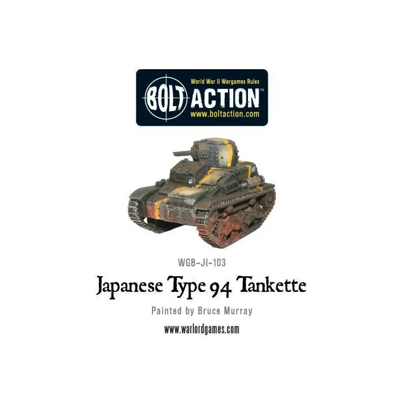 Char japonais Type 94. Bolt Action. WARLORD GAMES WGB-JI-103