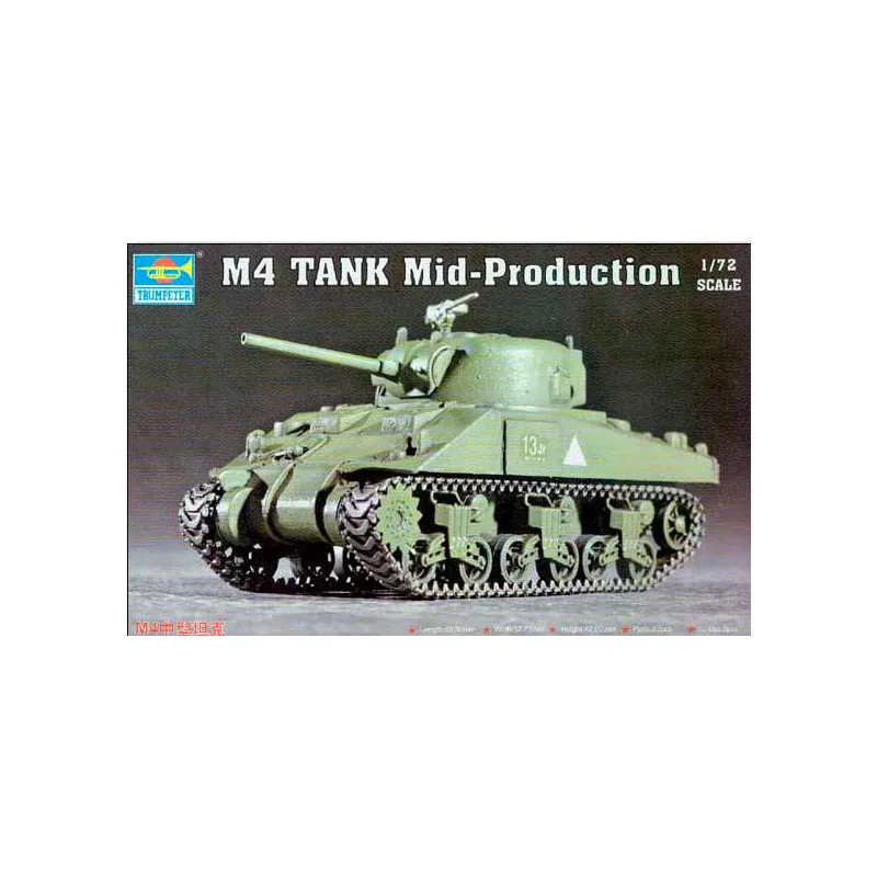 Char M4 en milieu de production. TRUMPETER 07223