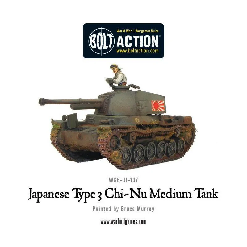 Char moyen japonais de type 3 Chi-Nu. Bolt Action. WARLORD GAMES WGB-JI-107