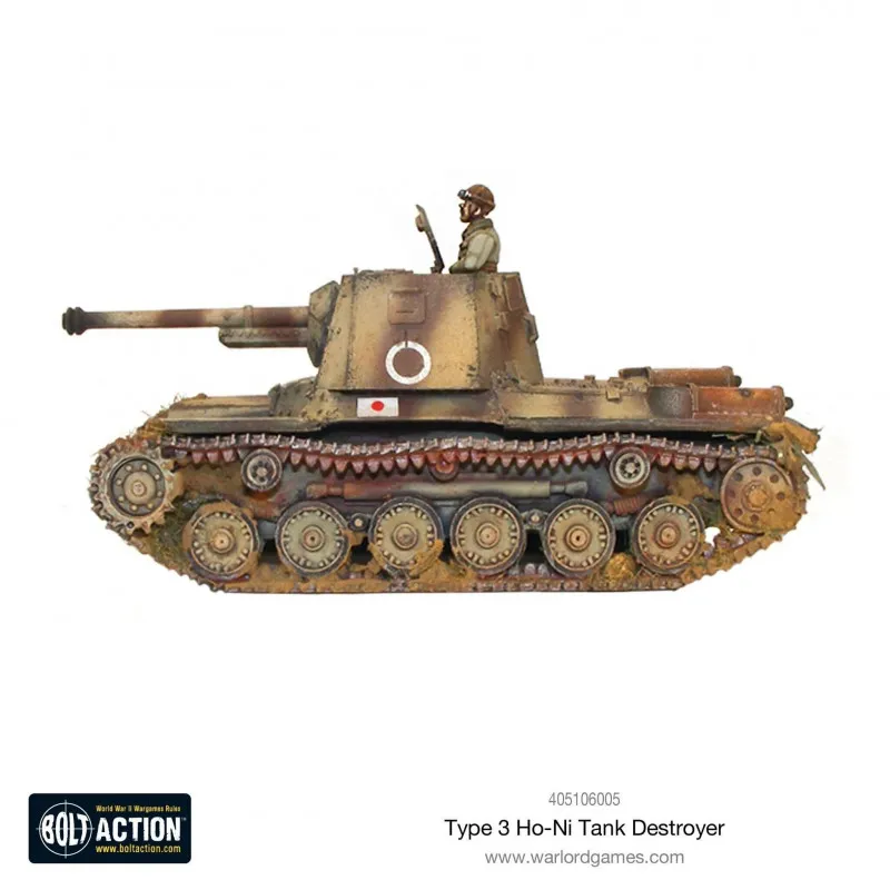 Chasseur de chars japonais de type 3 Ho-Ni. Bolt Action. WARLORD GAMES 405106005