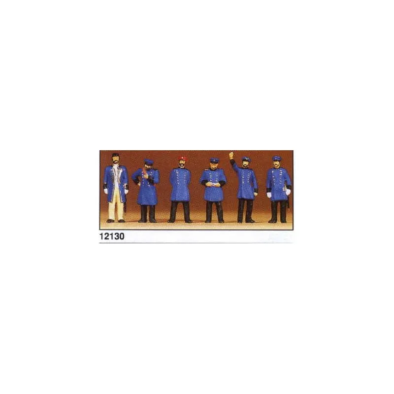 Cheminots de l’époque (1900). PREISER 12130