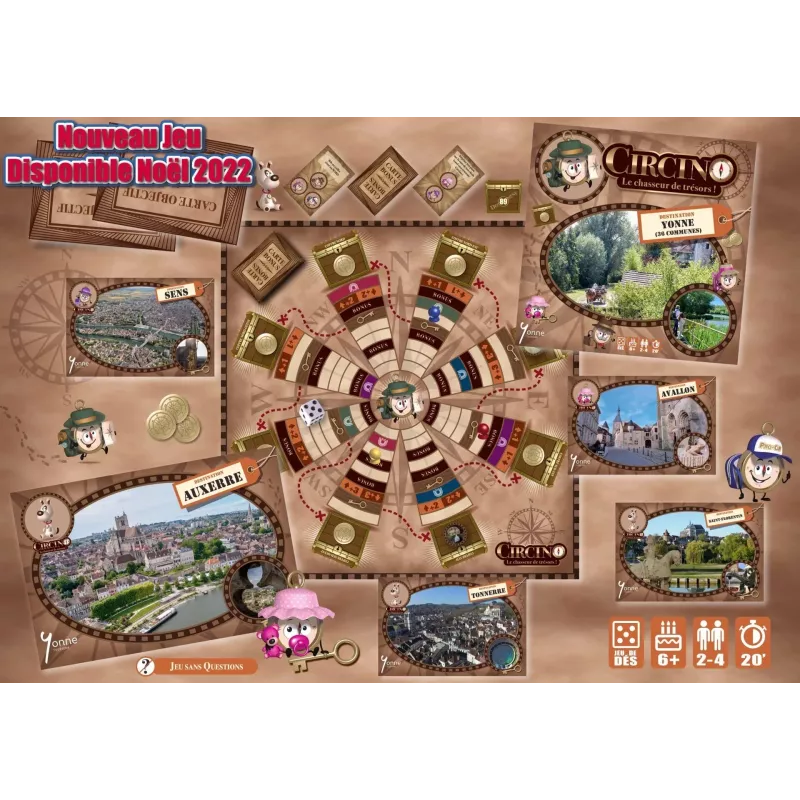 Circino - Chasseur de Trésors - Destination Yonne