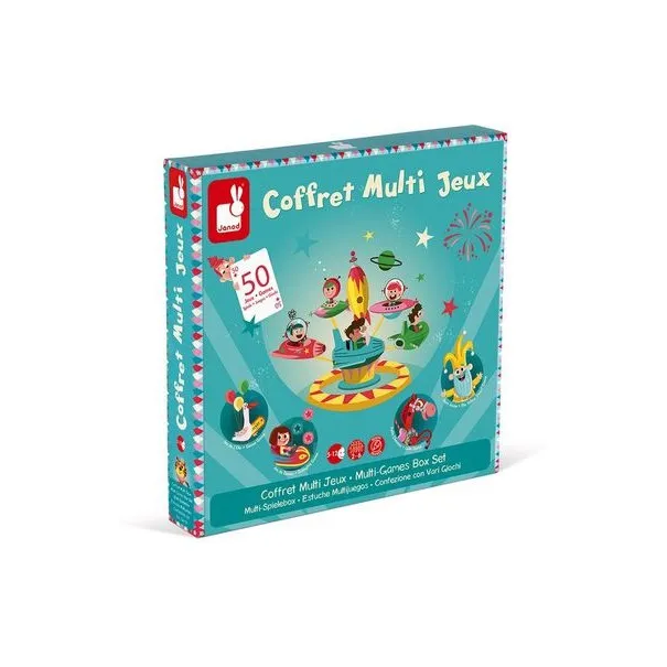 Coffret multi jeux carrousel