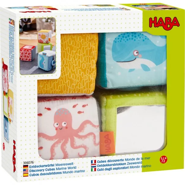 Cubes découverte du monde Marin
