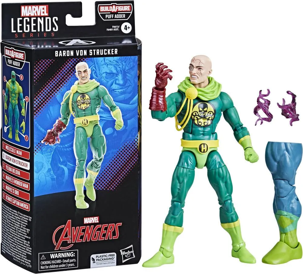 MARVEL LEGENDS FIGURINE BARON VON STRUCKER 15 CM