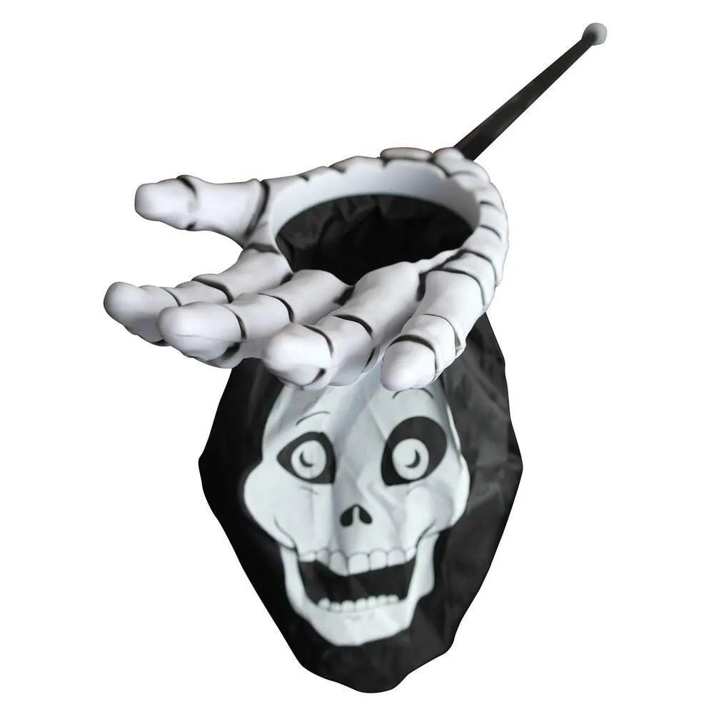 MAIN ATTRAPE BONBONS FLUORESCENTE SQUELETTE