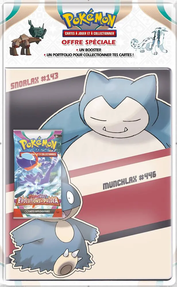 POKEMON EV04 : PACK PORTFOLIO+BOOSTER NOUVEAU BLOC