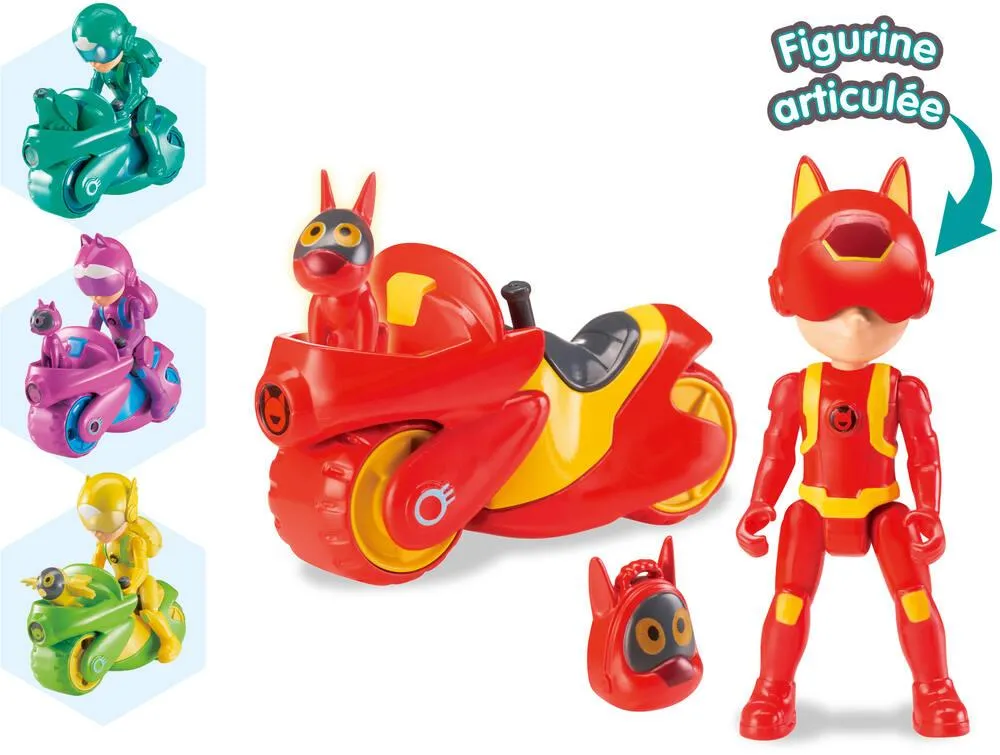 PETRONIX - FIGURINE  7,5 CM ET MOTO