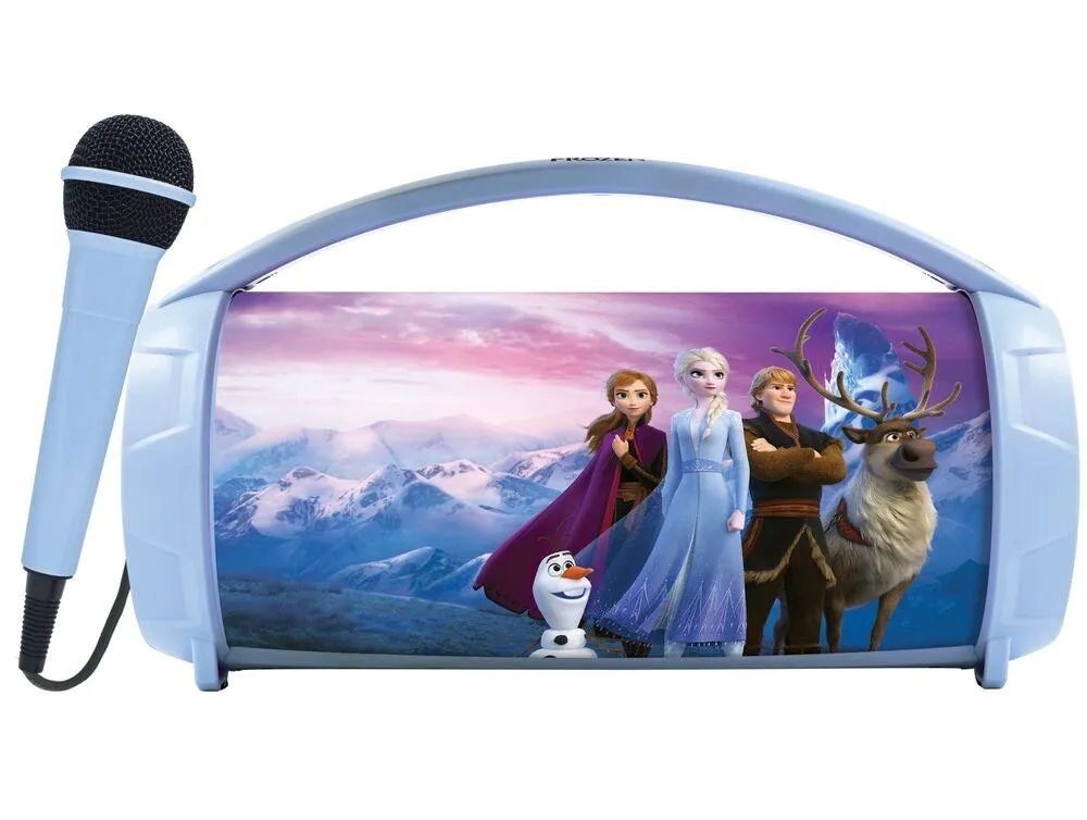 ENCEINTE BLUETOOTH® SANS-FIL LUMINEUSE AVEC MICRO LA REINE DES NEIGES