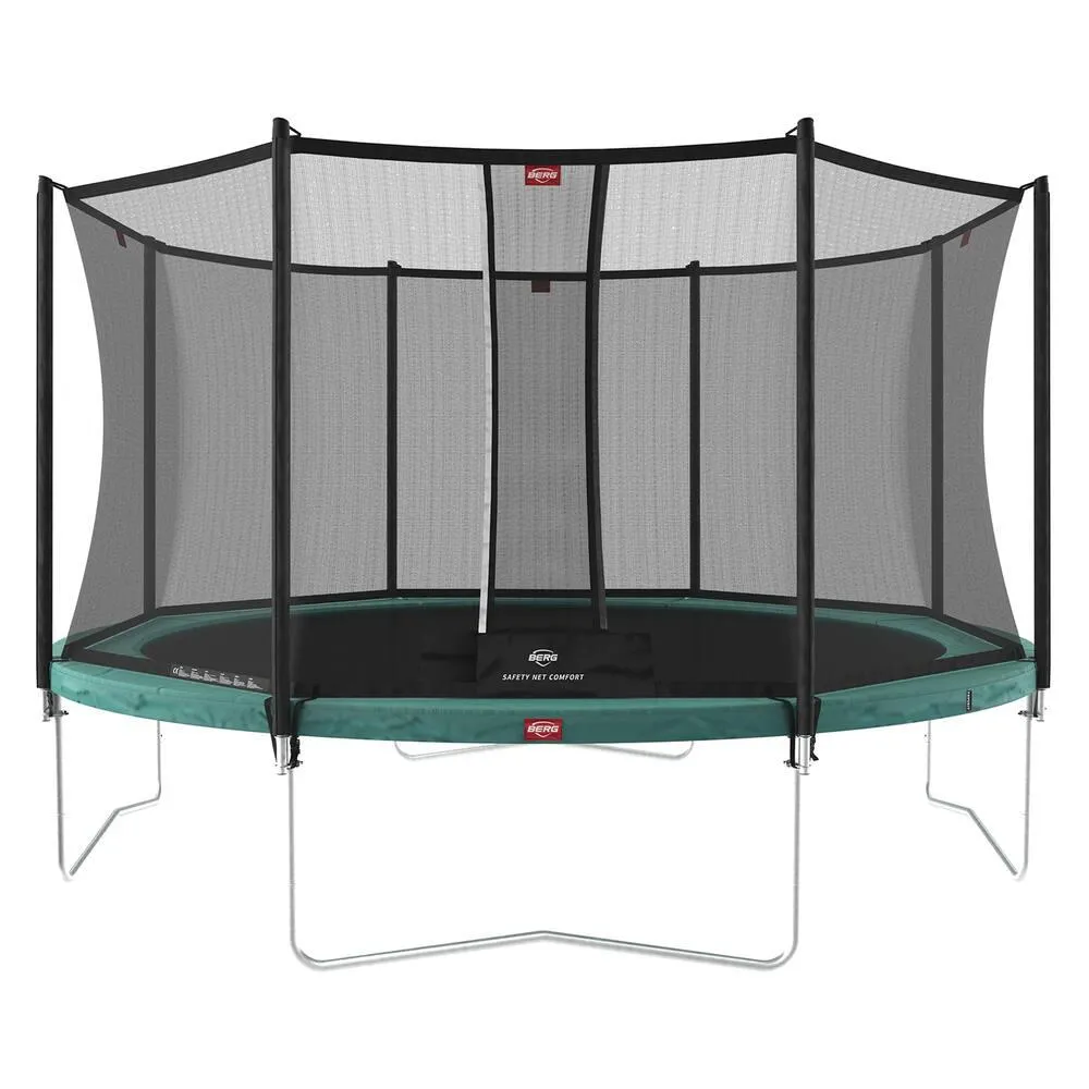 TRAMPOLINE FAVORIT GREEN 430 + SAFETY NET COMFORT