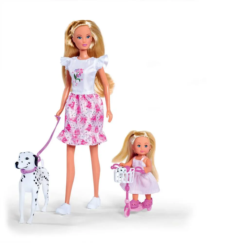 STEFFI LOVE POUPEE DALMATIEN + EVI LOVE